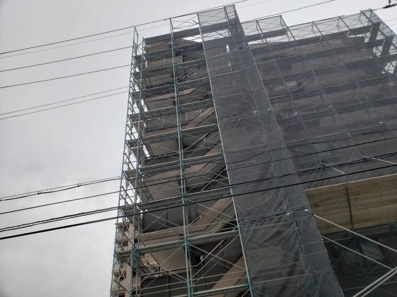 足場組立・足場仮設・足場解体は東大阪市の一心建設工業の施工実績